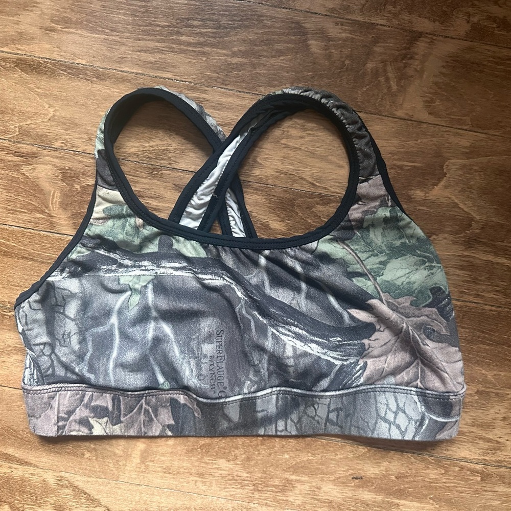 Camo Racerback Sports Bra -